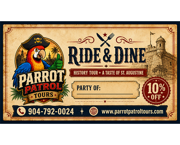 Ride and Dine with Parrot Patrol Tours
